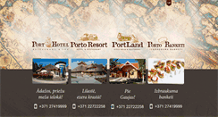 Desktop Screenshot of porthotel.lv