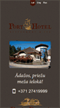 Mobile Screenshot of porthotel.lv