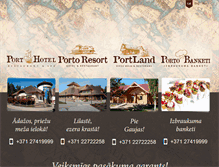 Tablet Screenshot of porthotel.lv